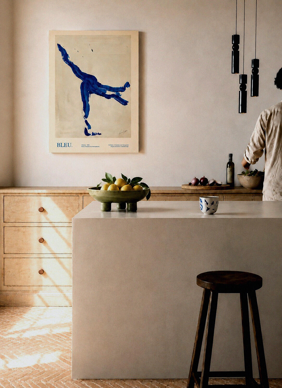 David Baille - Designer d'espaces - Le Point Cuisine, Aix-en-Provence David Baille, designer d'espaces spécialisé en conception de cuisine, dans son atelier à Aix-en-Provence